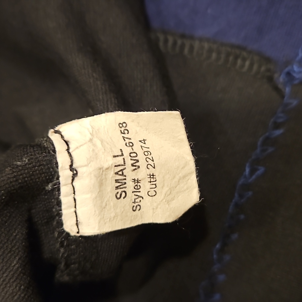 Slate & Willow Cap Sleeve Blue and Black Color Block Dress - Picture 10 of 10
